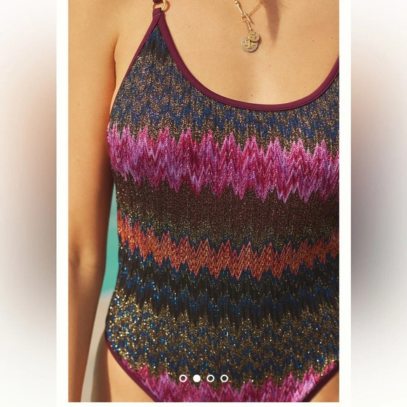 PQ Joy Scoop-Neck One-Piece Swimsuit Size L - Picture 7 of 8